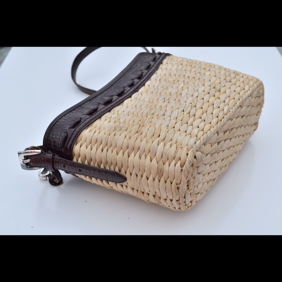 Brighton woven basket & leather bag - Picture 7 of 8